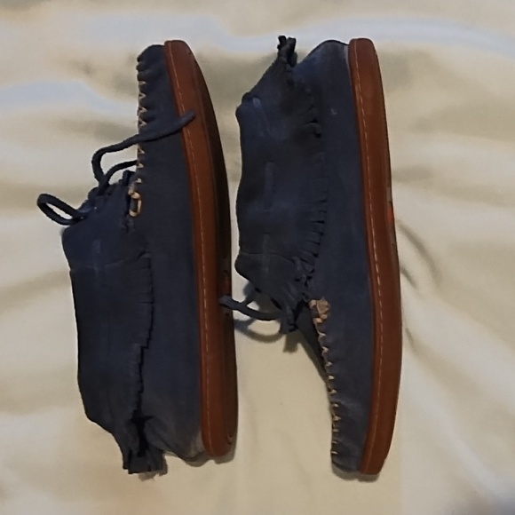 Barbo moccasins size 5, blue, never worn - Picture 3 of 6